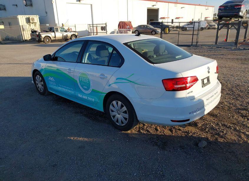 Photo 3 of 2015 Volkswagen Jetta 2.0L S (VIN 3VW2K7AJ6FM404555)