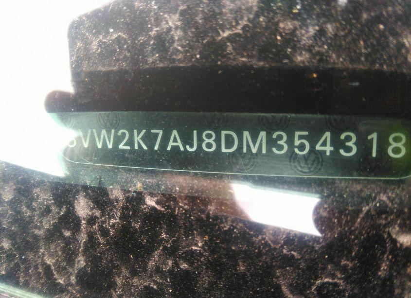 Photo 9 of 2013 Volkswagen Jetta 2.0L S (VIN 3VW2K7AJ8DM354318)