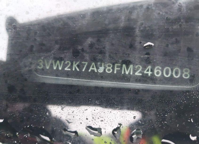 Photo 9 of 2015 Volkswagen Jetta 2.0L S (VIN 3VW2K7AJ8FM246008)