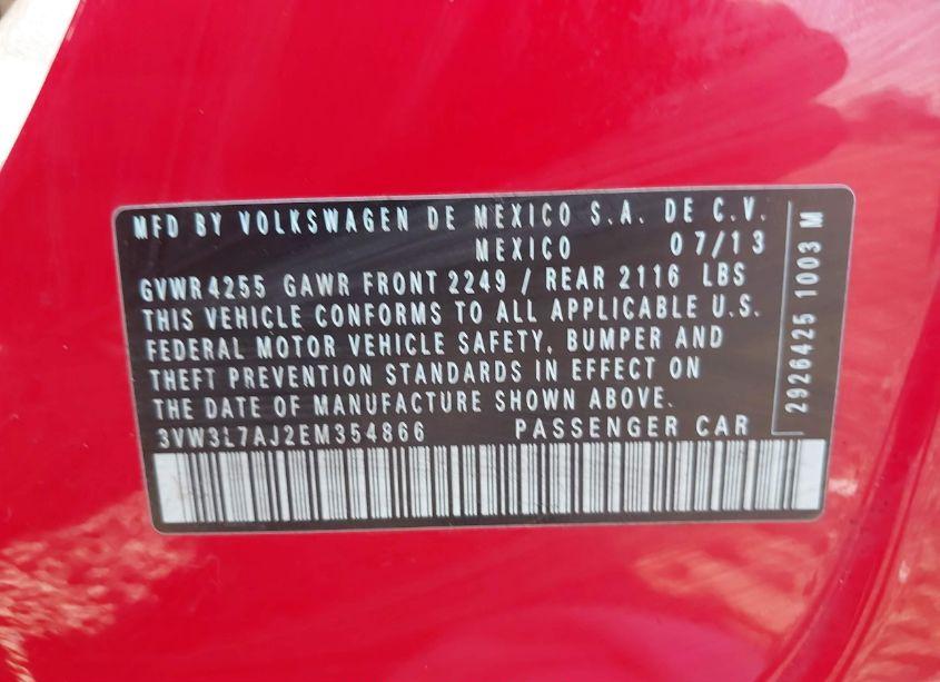 Photo 9 of 2014 Volkswagen Jetta 2.0L TDI (VIN 3VW3L7AJ2EM354866)