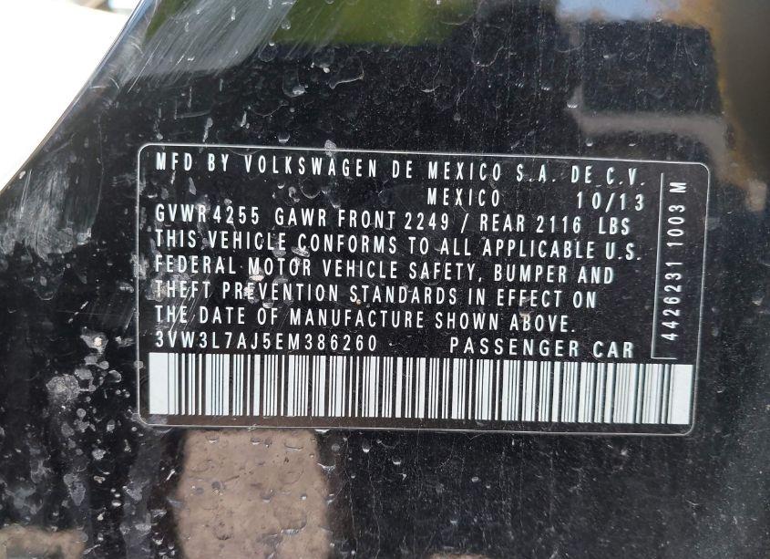 Photo 9 of 2014 Volkswagen Jetta 2.0L TDI (VIN 3VW3L7AJ5EM386260)