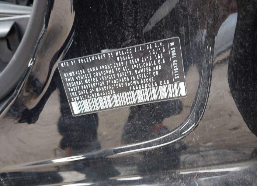 Photo 9 of 2014 Volkswagen Jetta 2.0L TDI (VIN 3VW3L7AJ9EM401374)