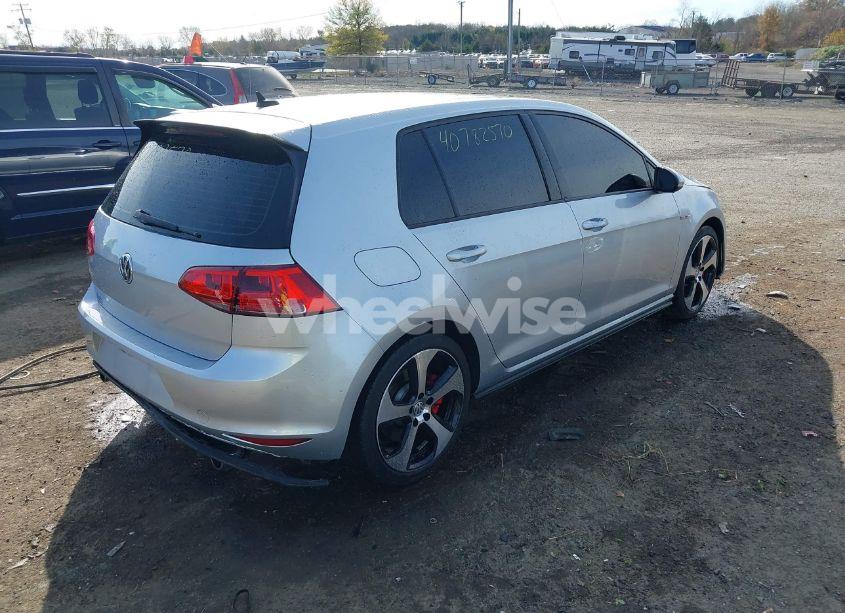 Photo 4 of 2016 Volkswagen Golf GTI AUTOBAHN W/PERFORMANCE PACKAGE 4-DOOR (VIN 3VW447AU3GM018142)
