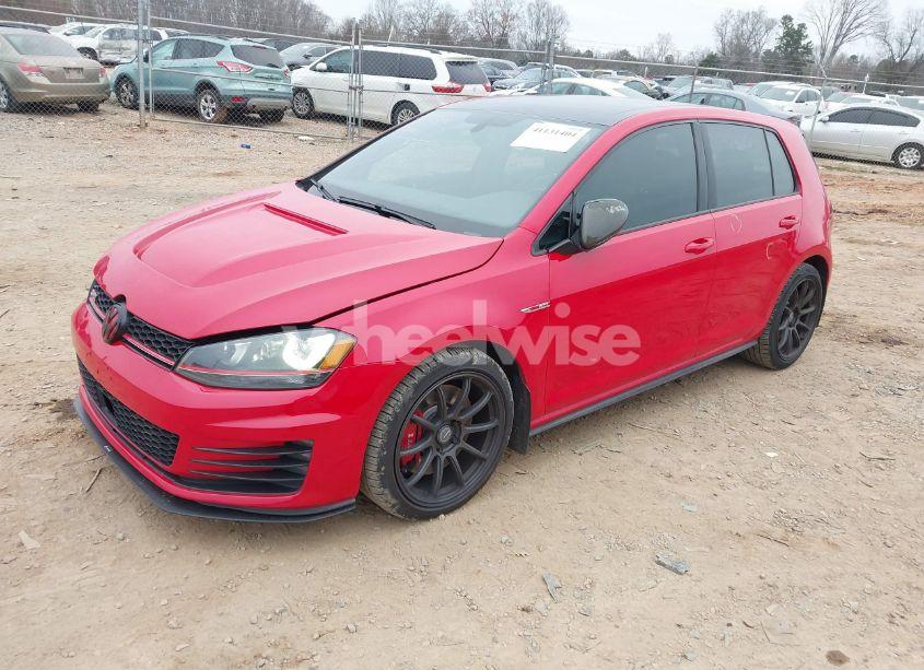 Photo 2 of 2017 Volkswagen Golf GTI AUTOBAHN 4-DOOR/S 4-DOOR/SE 4-DOOR/SPORT 4-DOOR (VIN 3VW447AU4HM011573)