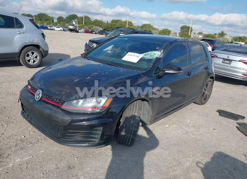 Photo 2 of 2017 Volkswagen Golf GTI SPORT 4-DOOR (VIN 3VW447AU9HM002397)