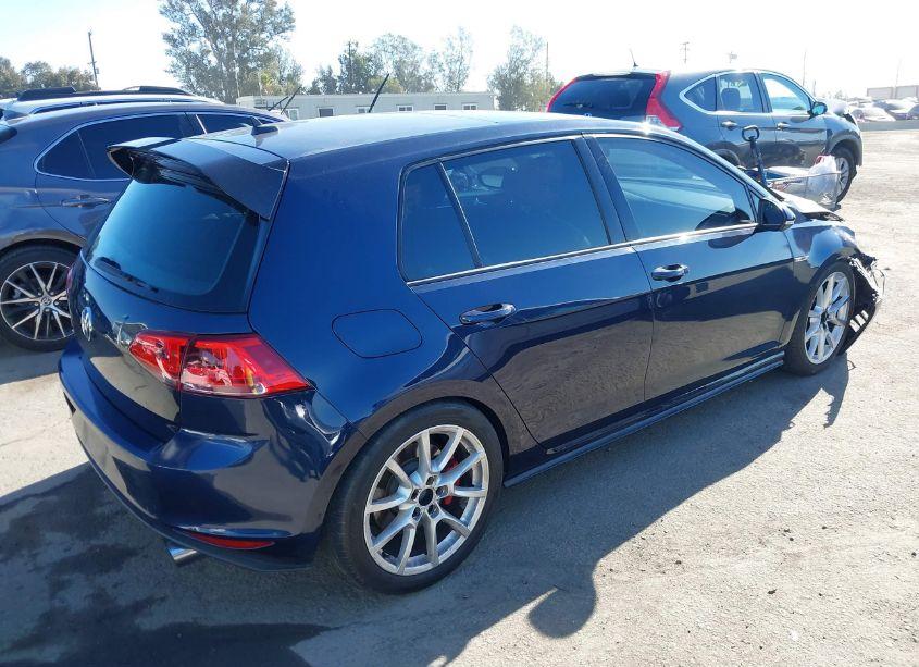 Photo 4 of 2016 Volkswagen Golf GTI AUTOBAHN W/PERFORMANCE PACKAGE 4-DOOR (VIN 3VW447AUXGM060856)