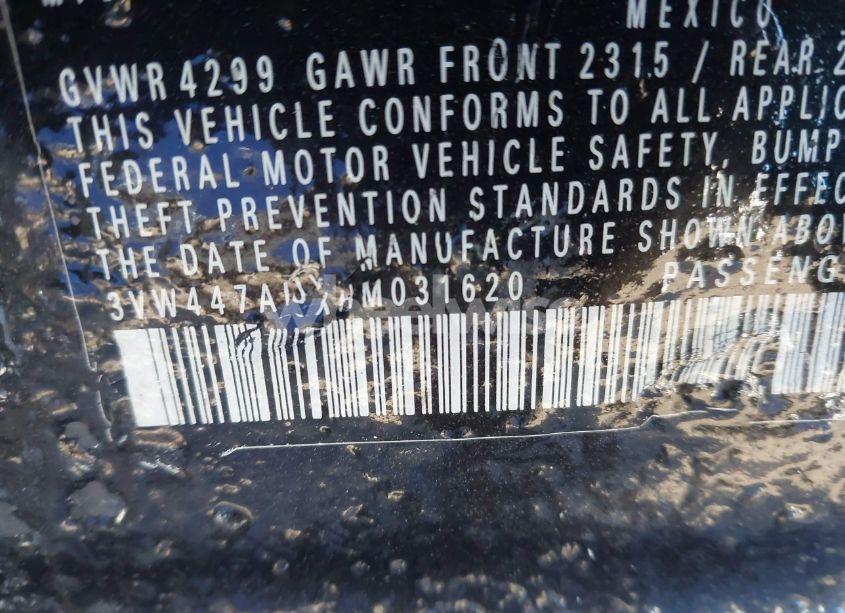 Photo 9 of 2017 Volkswagen Golf GTI AUTOBAHN 4-DOOR/S 4-DOOR/SE 4-DOOR/SPORT 4-DOOR (VIN 3VW447AUXHM031620)