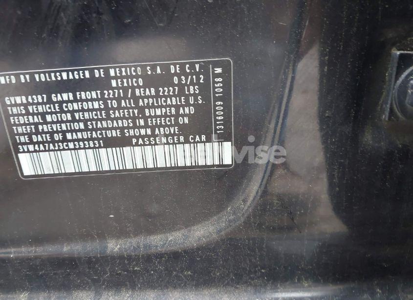 Photo 9 of 2012 Volkswagen Jetta GLI AUTOBAHN (VIN 3VW4A7AJ3CM393831)