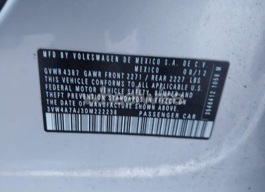 Photo 9 of 2013 Volkswagen Jetta GLI (VIN 3VW4A7AJ3DM222238)