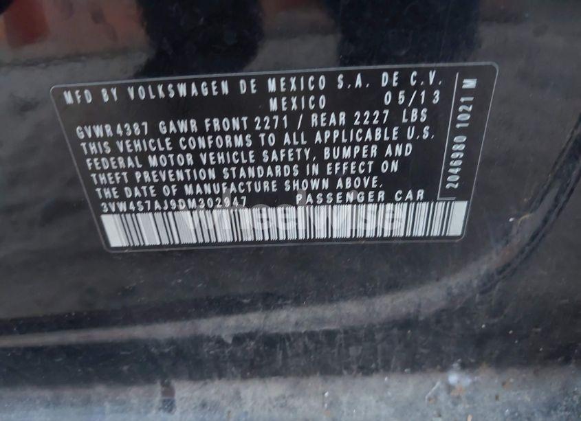 Photo 9 of 2013 Volkswagen Jetta GLI AUTOBAHN (VIN 3VW4S7AJ9DM302947)