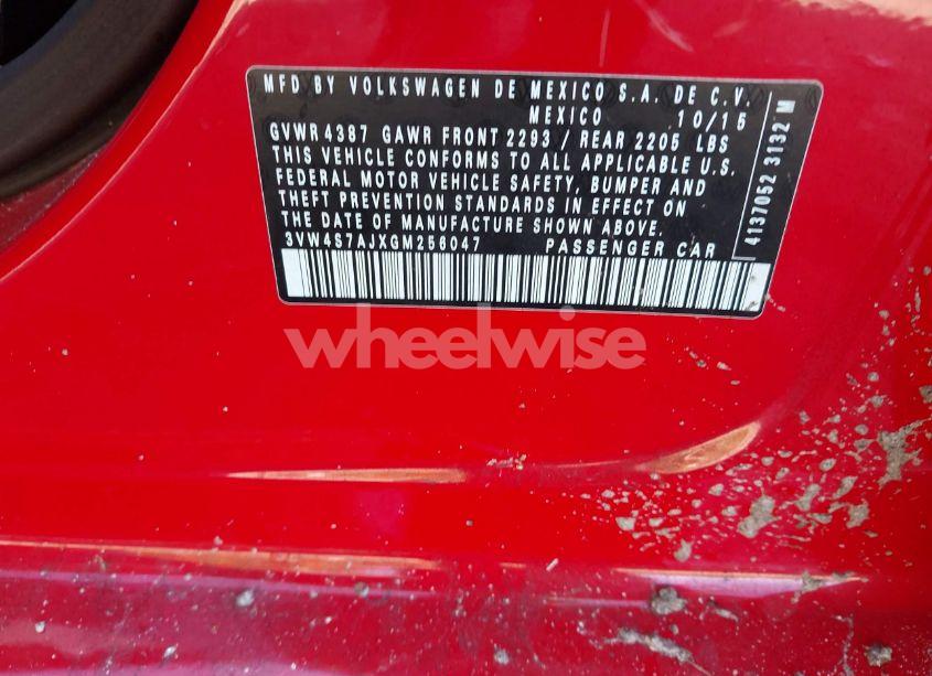 Photo 9 of 2016 Volkswagen Jetta 2.0T GLI SEL (VIN 3VW4S7AJXGM256047)