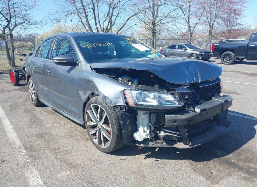 2014 Volkswagen Jetta GLI AUTOBAHN W/NAV (VIN 3VW4T7AJ6EM360187) main photo