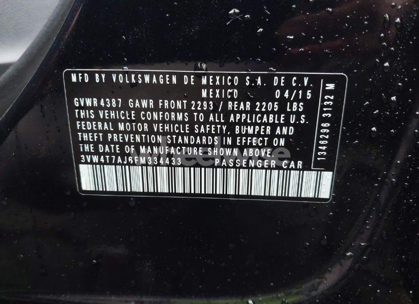 Photo 9 of 2015 Volkswagen Jetta 2.0T GLI SEL (VIN 3VW4T7AJ6FM334433)