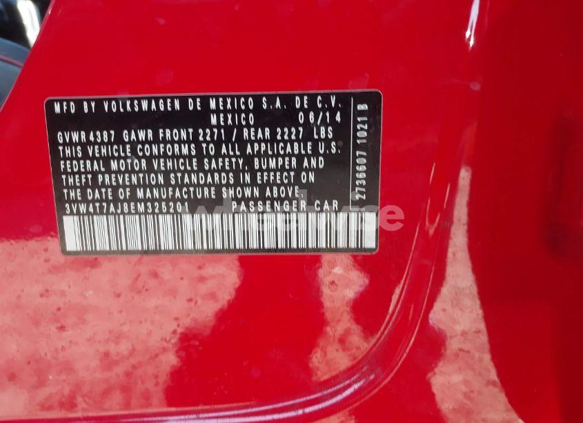 Photo 9 of 2014 Volkswagen Jetta GLI EDITION 30 W/NAV (VIN 3VW4T7AJ8EM325201)