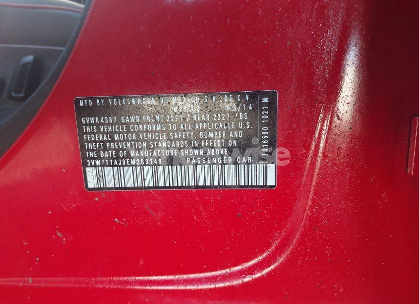 Photo 9 of 2014 Volkswagen Jetta GLI EDITION 30 W/NAV (VIN 3VW4T7AJ9EM283749)