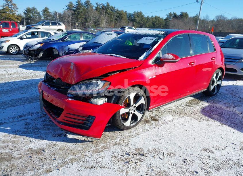 Photo 2 of 2015 Volkswagen Golf GTI 2.0T AUTOBAHN 4-DOOR (VIN 3VW4T7AU5FM017592)