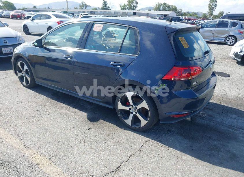 Photo 3 of 2017 Volkswagen Golf GTI AUTOBAHN 4-DOOR/S 4-DOOR/SE 4-DOOR/SPORT 4-DOOR (VIN 3VW4T7AU8HM038813)