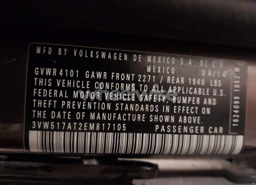 Photo 9 of 2014 Volkswagen Beetle 1.8T (VIN 3VW517AT2EM817105)