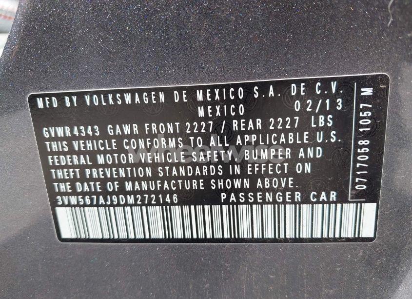 Photo 9 of 2013 Volkswagen Jetta GLI (VIN 3VW567AJ9DM272146)