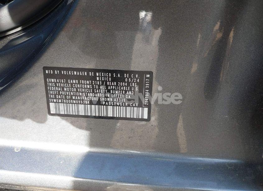 Photo 9 of 2024 Volkswagen Jetta 1.5T S (VIN 3VW5M7BU0RM095394)
