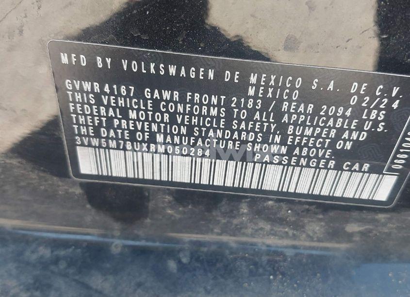 Photo 9 of 2024 Volkswagen Jetta 1.5T S (VIN 3VW5M7BUXRM050284)