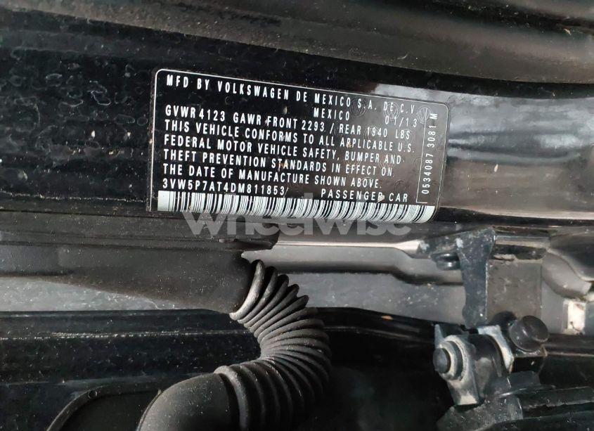 Photo 9 of 2013 Volkswagen Beetle 2.5L (VIN 3VW5P7AT4DM811853)