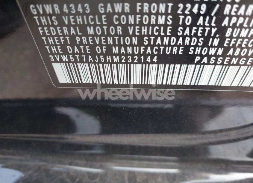 Photo 9 of 2017 Volkswagen Jetta GLI (VIN 3VW5T7AJ5HM232144)