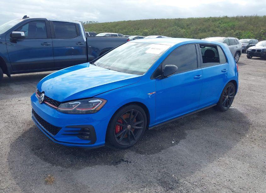 Photo 2 of 2019 Volkswagen Golf GTI 2.0T AUTOBAHN/2.0T RABBIT EDITION/2.0T S/2.0T SE (VIN 3VW6T7AU3KM013589)