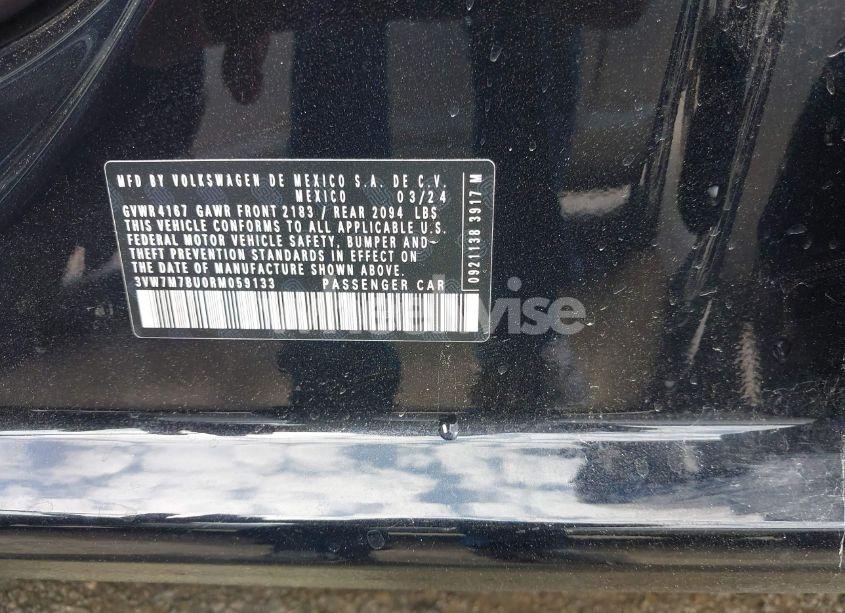 Photo 9 of 2024 Volkswagen Jetta 1.5T SE (VIN 3VW7M7BU0RM059133)