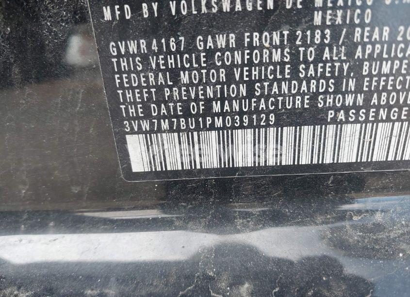 Photo 9 of 2023 Volkswagen Jetta 1.5T SE (VIN 3VW7M7BU1PM039129)