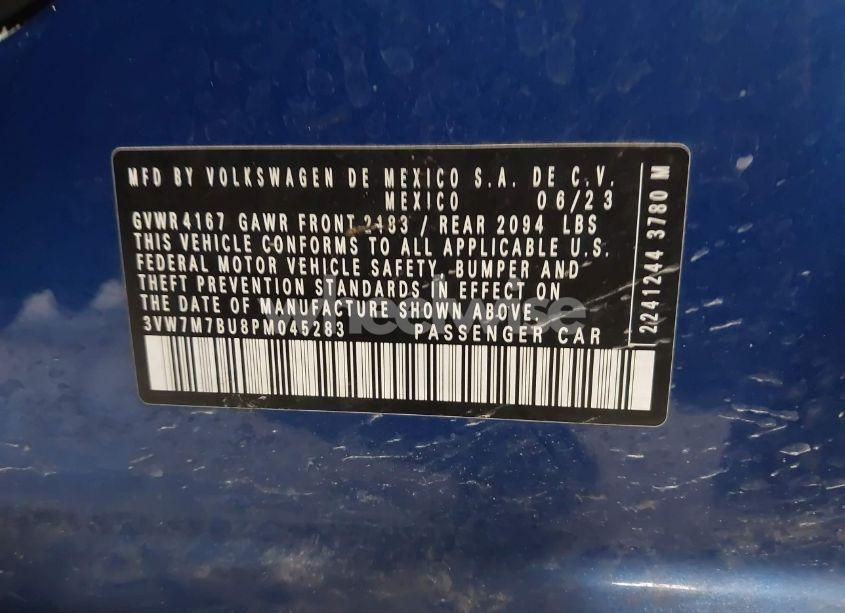 Photo 9 of 2023 Volkswagen Jetta 1.5T SE (VIN 3VW7M7BU8PM045283)