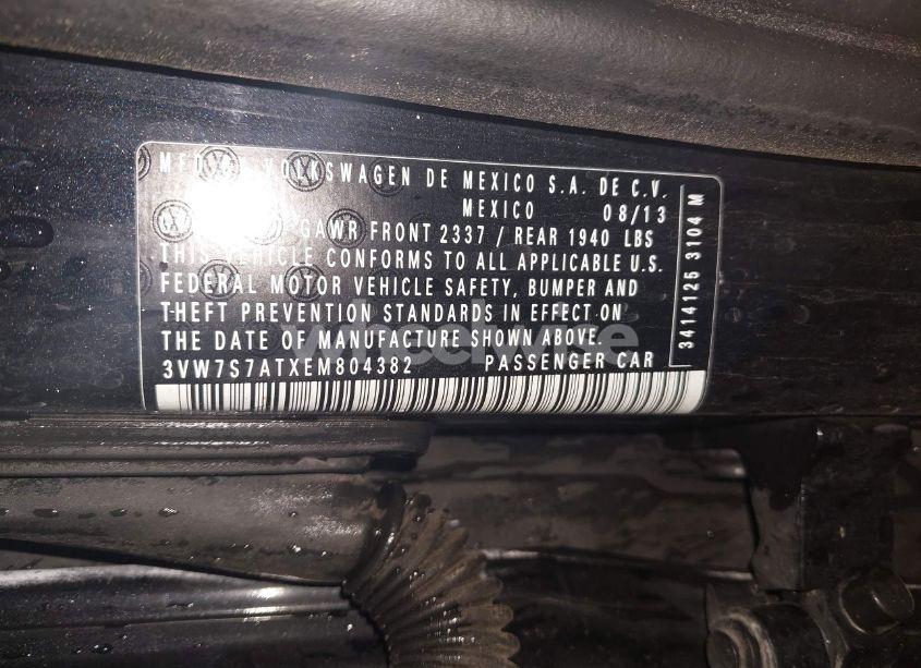 Photo 9 of 2014 Volkswagen Beetle 2.0T R-LINE (VIN 3VW7S7ATXEM804382)