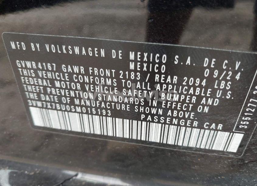 Photo 9 of 2025 Volkswagen Jetta 1.5T SE (VIN 3VW7X7BU0SM015193)