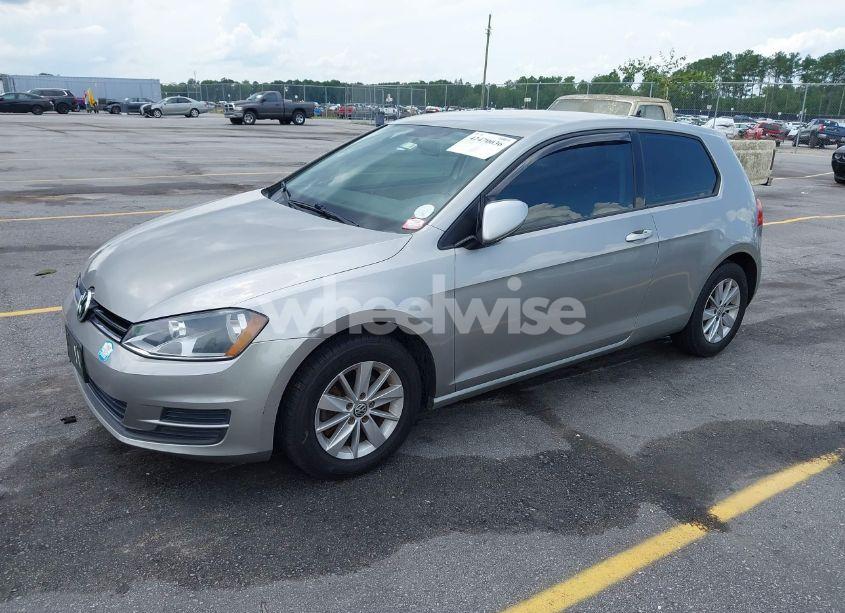 Photo 2 of 2015 Volkswagen Golf TSI S 2-DOOR (VIN 3VW917AU4FM062664)