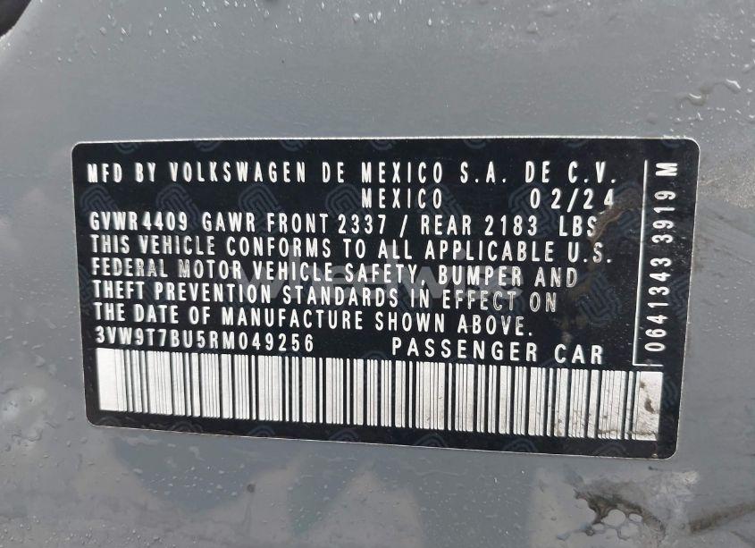 Photo 9 of 2024 Volkswagen Jetta GLI 40TH ANNIVERSARY EDITION (VIN 3VW9T7BU5RM049256)