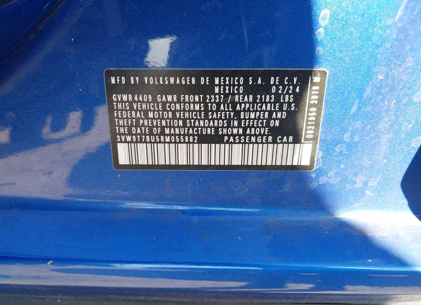 Photo 9 of 2024 Volkswagen Jetta GLI 40TH ANNIVERSARY EDITION (VIN 3VW9T7BU5RM055882)