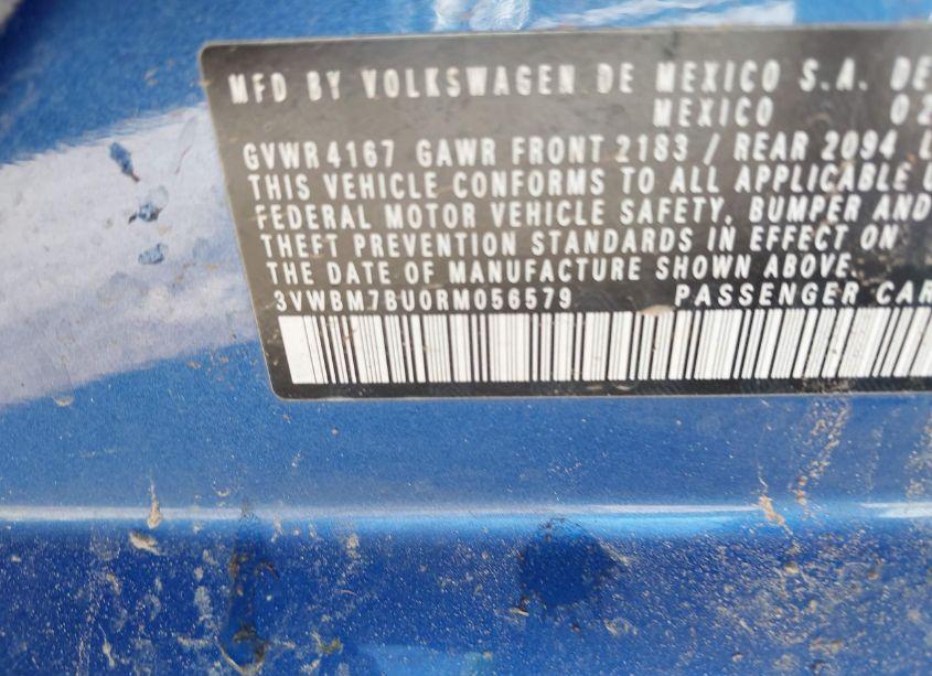 Photo 9 of 2024 Volkswagen Jetta 1.5T SPORT (VIN 3VWBM7BU0RM056579)