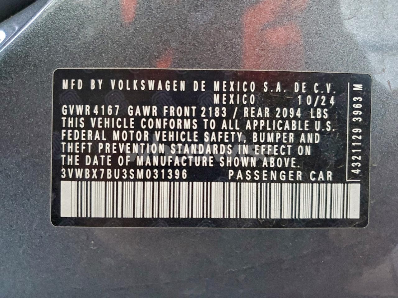 2025 VOLKSWAGEN JETTA SPORT