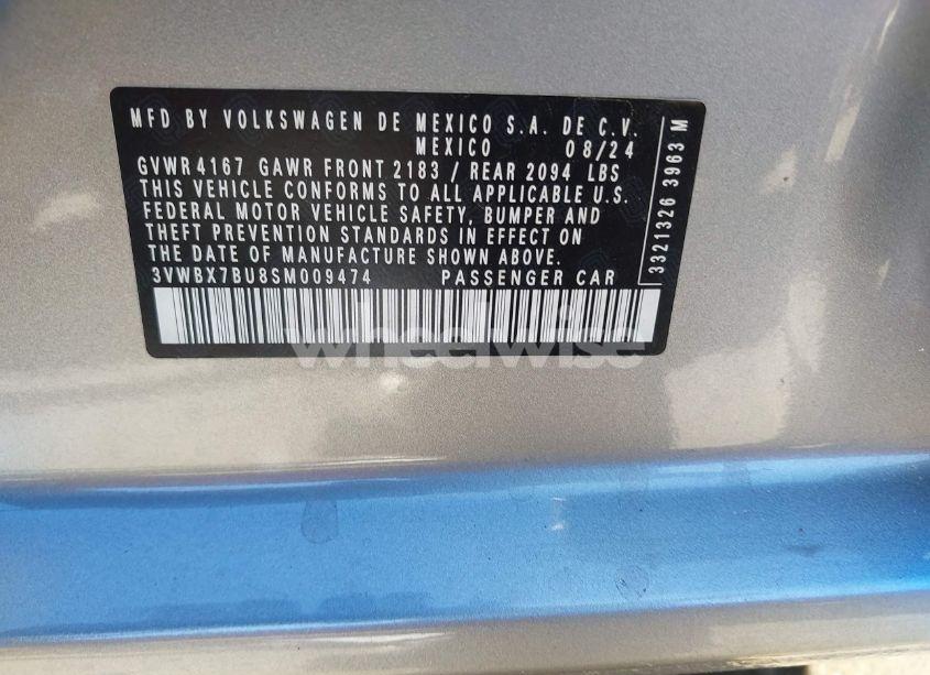 Photo 9 of 2025 Volkswagen Jetta 1.5T SPORT (VIN 3VWBX7BU8SM009474)