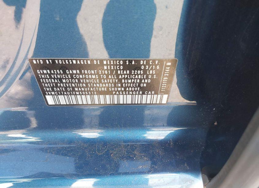 Photo 9 of 2015 Volkswagen Golf SPORTWAGEN TSI SE 4-DOOR (VIN 3VWC17AU1FM505312)