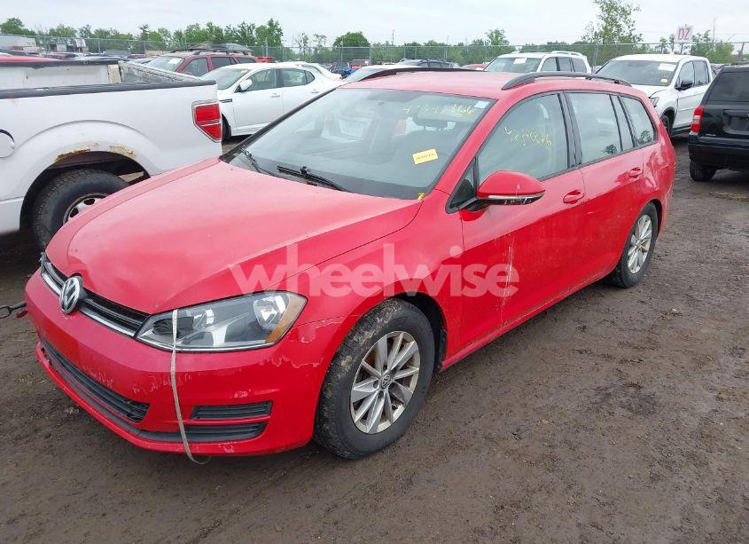 Photo 2 of 2015 Volkswagen Golf SPORTWAGEN TSI S 4-DOOR (VIN 3VWC17AU1FM506752)