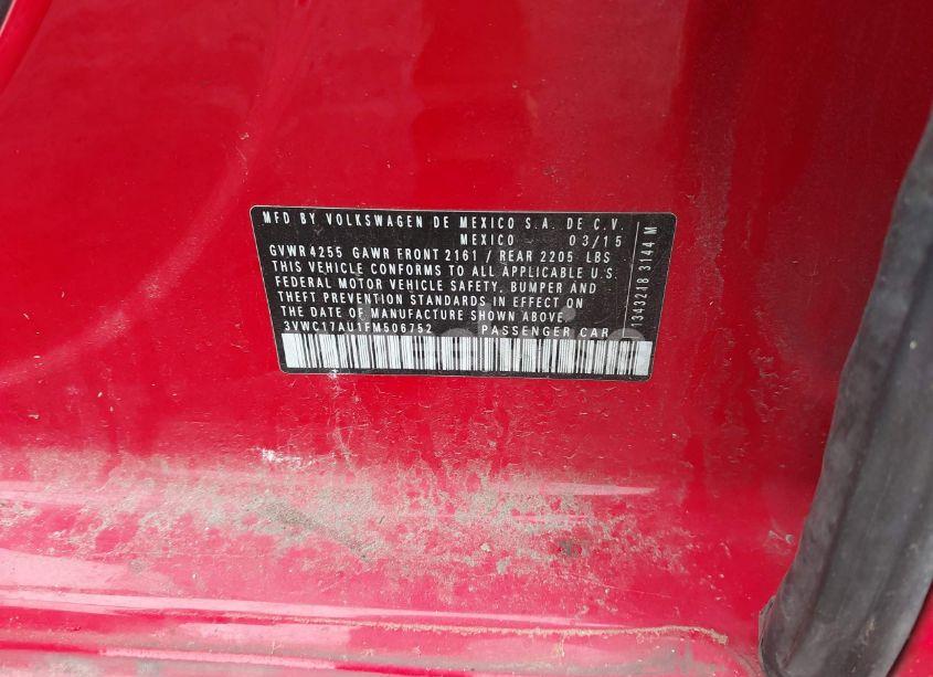 Photo 9 of 2015 Volkswagen Golf SPORTWAGEN TSI S 4-DOOR (VIN 3VWC17AU1FM506752)