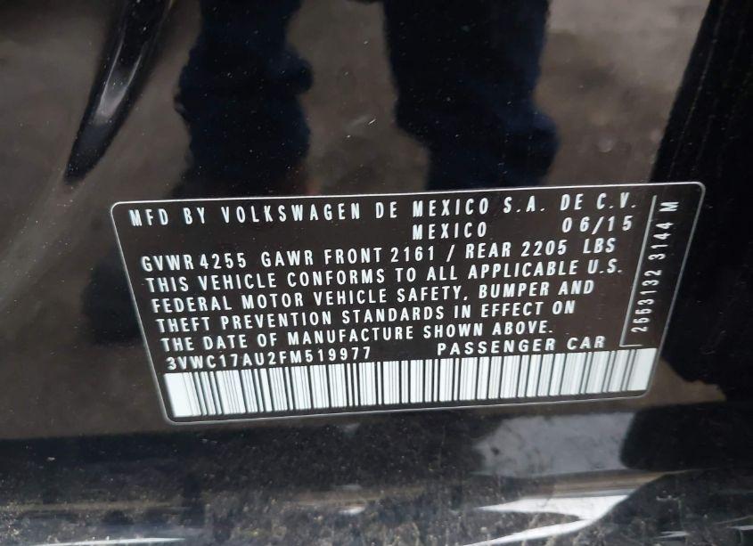 Photo 9 of 2015 Volkswagen Golf SPORTWAGEN TSI S 4-DOOR (VIN 3VWC17AU2FM519977)