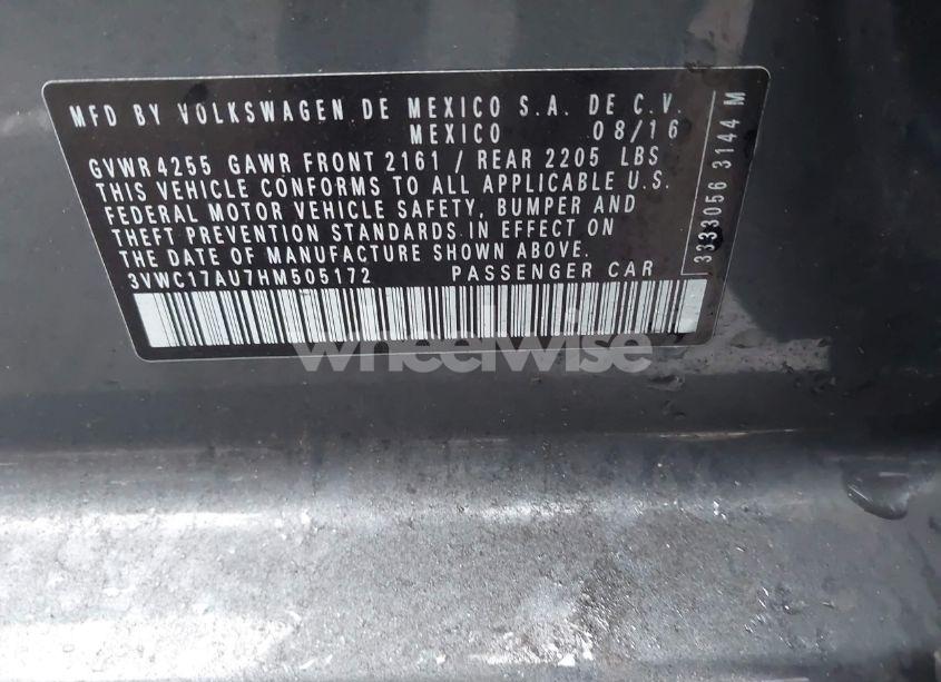 Photo 9 of 2017 Volkswagen Golf SPORTWAGEN TSI SEL (VIN 3VWC17AU7HM505172)