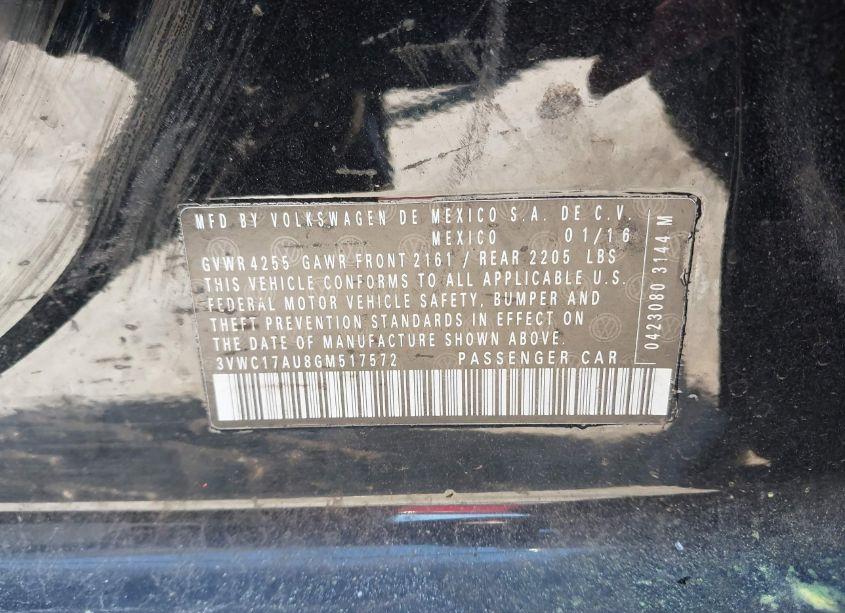 Photo 9 of 2016 Volkswagen Golf SPORTWAGEN TSI SEL 4-DOOR (VIN 3VWC17AU8GM517572)