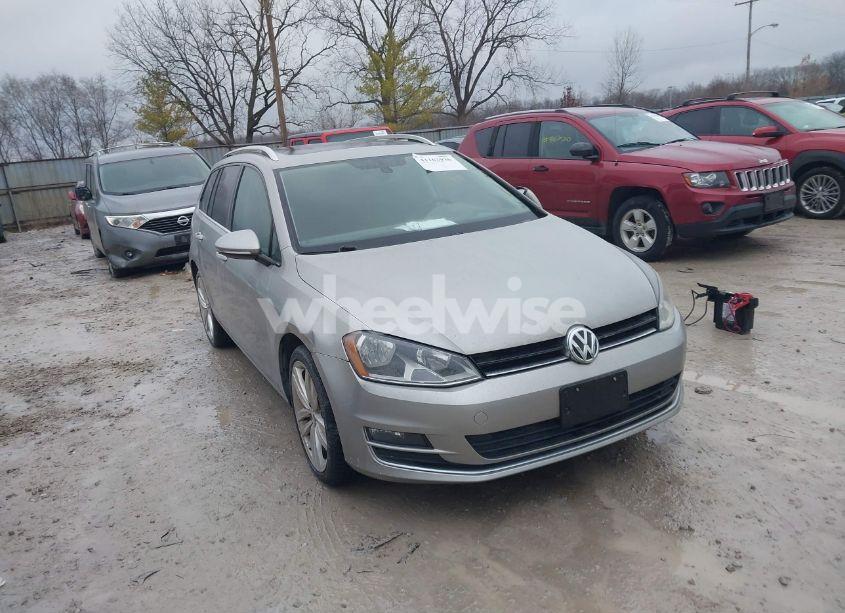 2015 Volkswagen Golf SPORTWAGEN TSI SEL 4-DOOR (VIN 3VWC17AUXFM519452) main photo
