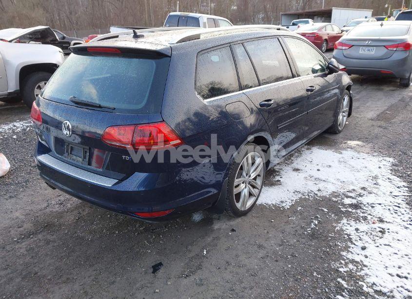 Photo 4 of 2015 Volkswagen Golf SPORTWAGEN TDI SEL 4-DOOR (VIN 3VWCA7AU1FM509845)
