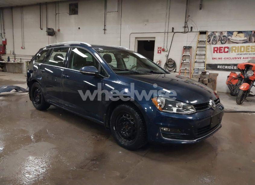 2015 Volkswagen Golf SPORTWAGEN TDI SEL 4-DOOR (VIN 3VWCA7AUXFM518513) main photo
