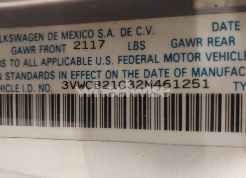 Photo 9 of 2002 Volkswagen New BEETLE GLS (VIN 3VWCB21C32M461251)