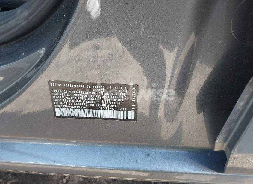 Photo 9 of 2019 Volkswagen Jetta 1.4T R-LINE/1.4T S/1.4T SE (VIN 3VWCB7BU5KM133947)